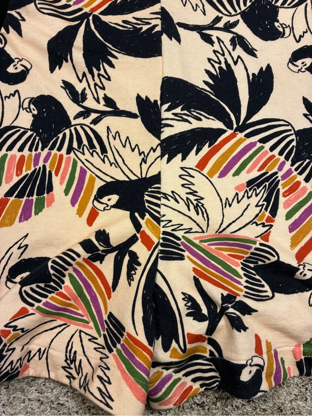 FARM Rio “colorful birds flying in air” Printed Romper - Picture 11 of 15